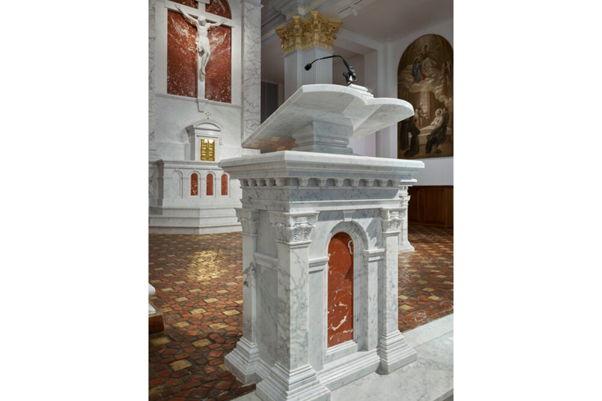 St. Paul of the Cross Monastery, Pittsburgh, Pennsylvania, 2020 – Altar, Reredos, Ambo and Side Shrines