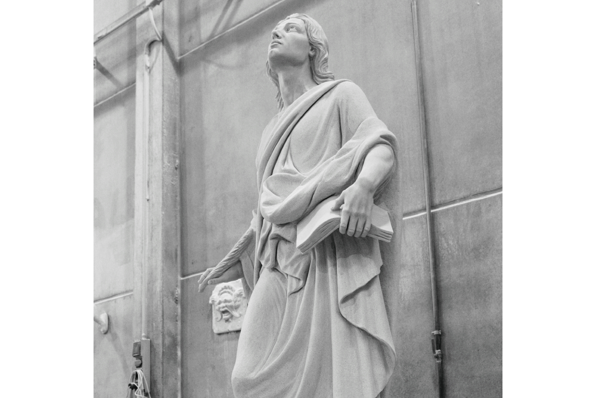 St.Gabriel the Archangel Catholic Church, Mckinney, Texas, 2019 – Evangelist statues – 7' high 