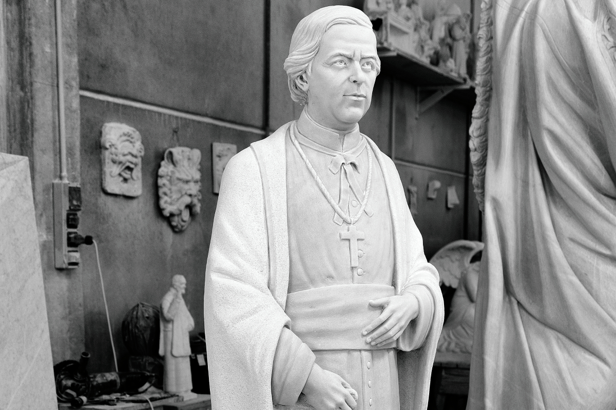 SSPX St.Mary's Immaculata, St. Mary's, Kansas, 2022/23 – Exterior and interior statues – various sizes 12' to 4'-6”