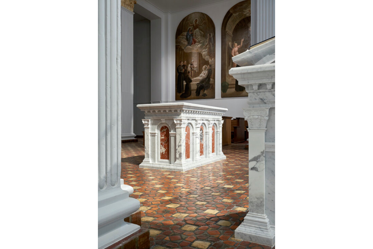St. Paul of the Cross Monastery, Pittsburgh, Pennsylvania, 2020 – Altar, Reredos, Ambo and Side Shrines