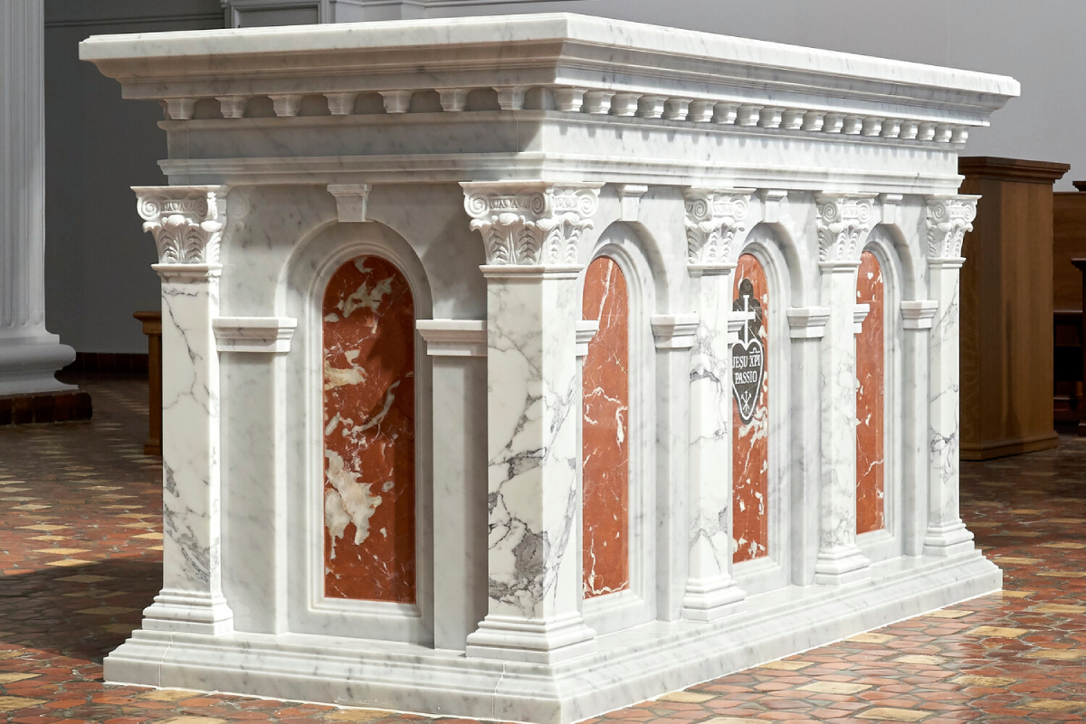 St. Paul of the Cross Monastery, Pittsburgh, Pennsylvania, 2020 – Altar, Reredos, Ambo and Side Shrines