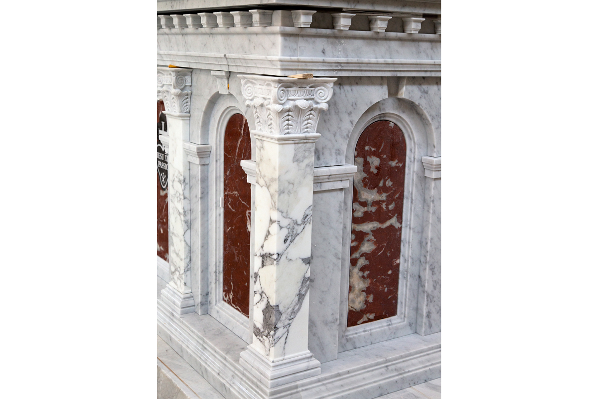 St. Paul of the Cross Monastery, Pittsburgh, Pennsylvania, 2020 – Altar, Reredos, Ambo and Side Shrines
